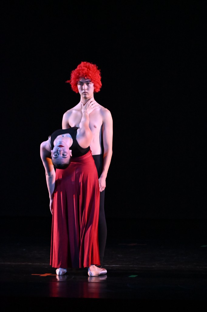 Pas de deux sul palcoscenico
